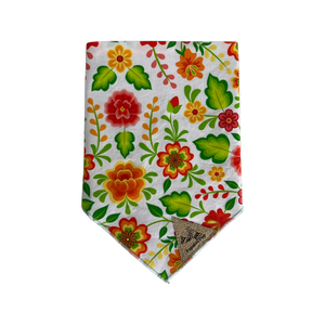 Oaxaca -Tehuana Blanca Bandana